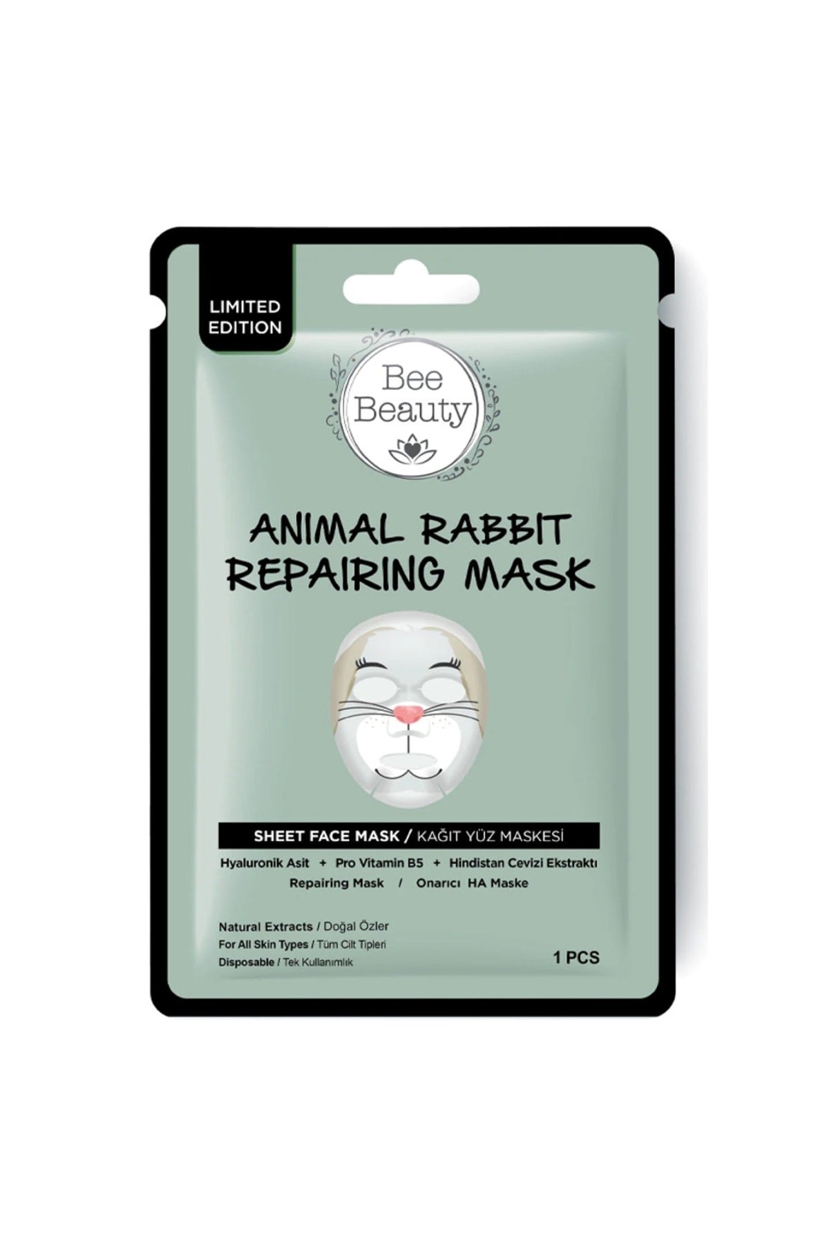 Animal Rabbit Repairing Face Mask