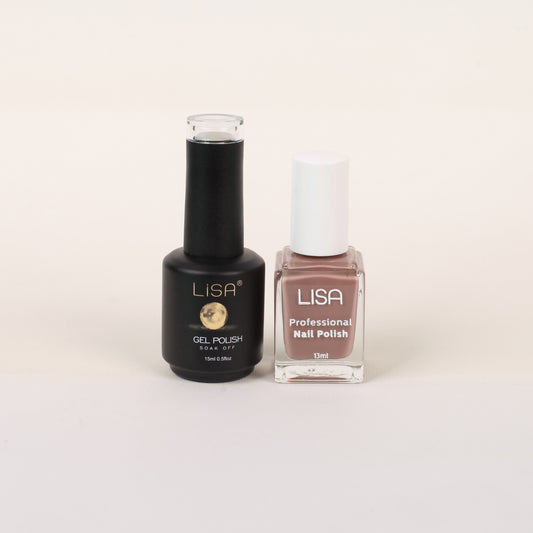 Lisa Gel Polish #126 + Lisa Nail Polish #15