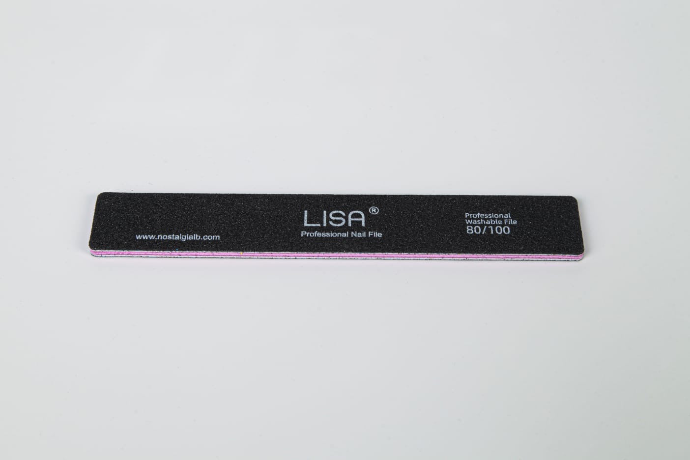 Lisa Nail File Rectangle Shape 80/100