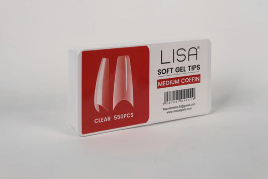 Lisa Soft Gel Half Tips 550 Pcs