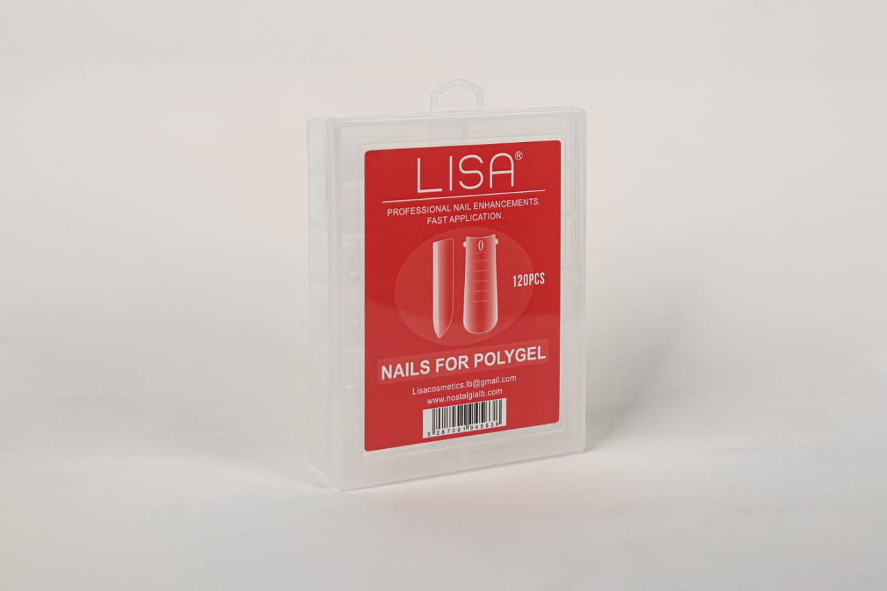 Lisa Polygel Nails 120 Pcs