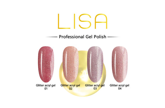 Gel acrylique scintillant Lisa 