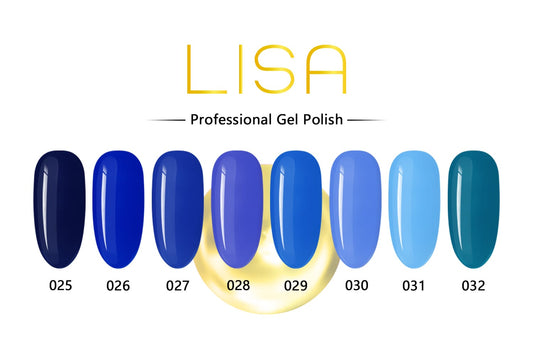 Lisa Gel Polish Blue Series