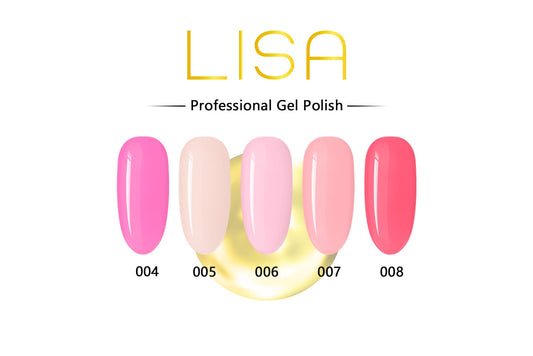 Lisa Gel Polish Pink Series