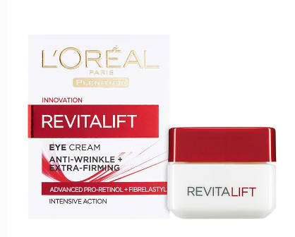 L’Oréal Paris New Composition REVITALIFT Moisturizing Eye Cream. Anti-wrinkle and Extra Firming