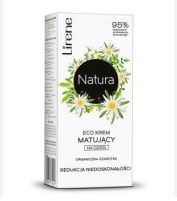 Lirene NATURA mattierende Tagescreme ECO