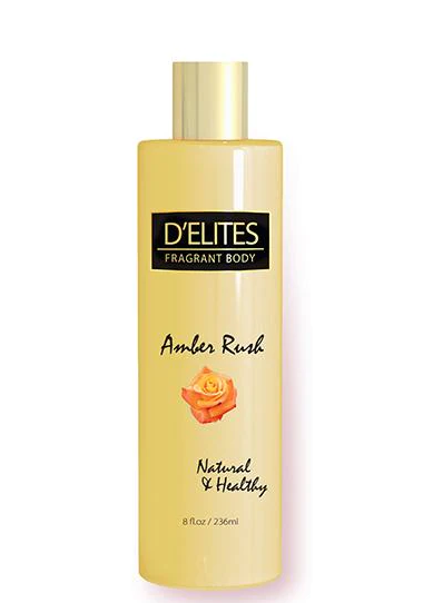 D'elites body lotion Amber Rush