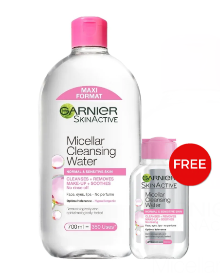 Garnier eau micellaire nettoyante 700 ml + 100 ml OFFERT