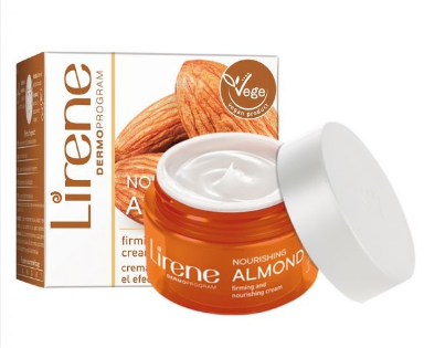 Lirene Crème de Jour et de Nuit Nourrissante à l'Huile d'Amande Lissante