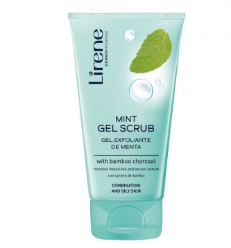 Lirene, Mint Gel-Scrub With Bamboo Charcoal