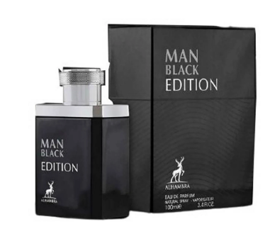 Man Black Edition Eau De Parfum Par Lattafa Maison Alhambra Parfum Pour Homme,