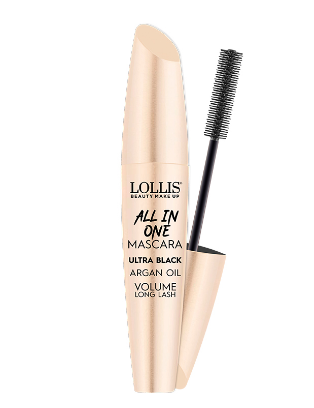 Mascara à l'huile d'argan ultra noire Lollis All In One