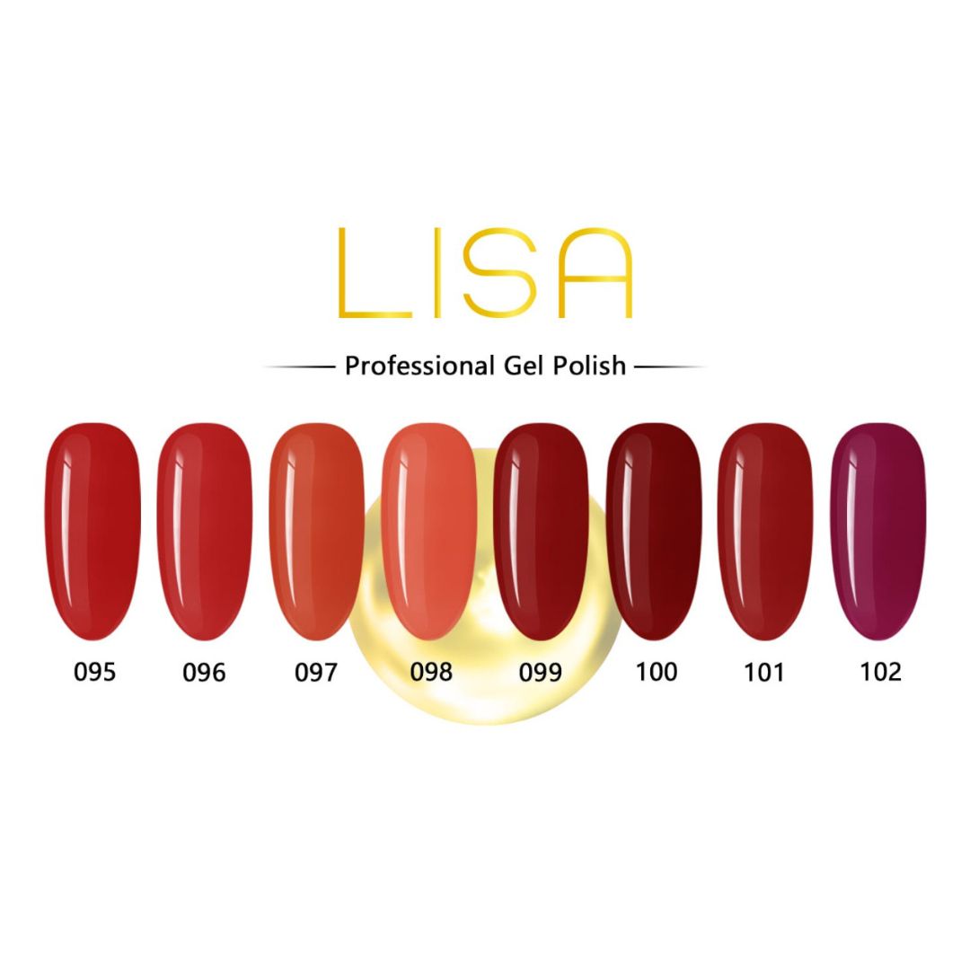 Lisa Gel Polish Red Series